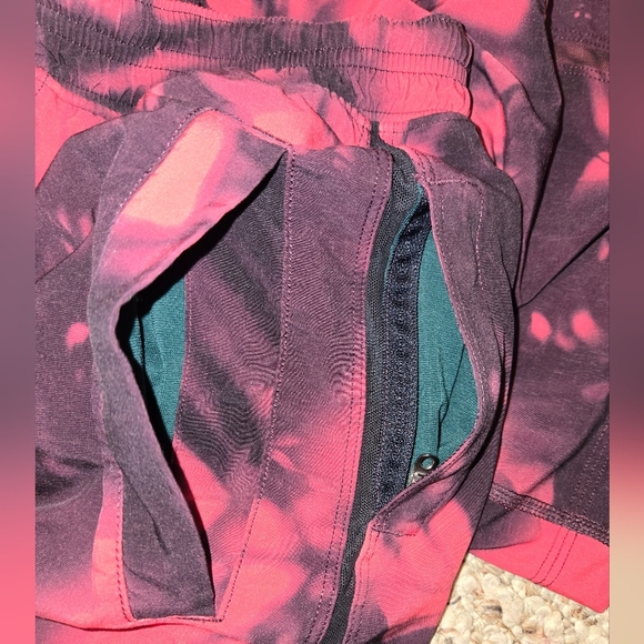 Red and Black Patterned Shorts - Picture 5 of 7